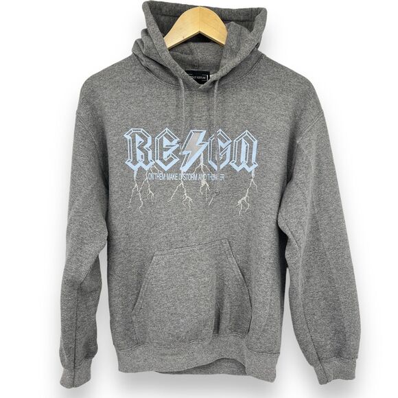 Gifts of Fortune Reign Gray Thunderstorm Skull Hoodie Men's S - Picture 1 of 8
